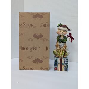 Jim Shore Heartwood Creek SANTA CLAWS Christmas Cat Figurine #4007977